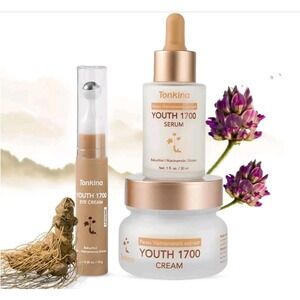 Tonkina 1700 Essential Trio Set Anti Aging Eye Cream Serum Moisturizer Gift‎ Set